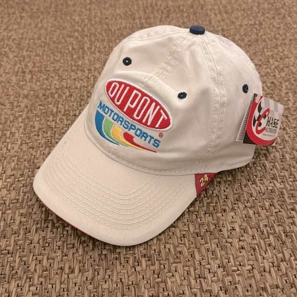 NWT NASCAR Jeff Gordon # 24 DuPont Motorsports Fitted Flex Hat Baseball Cap - Picture 1 of 5